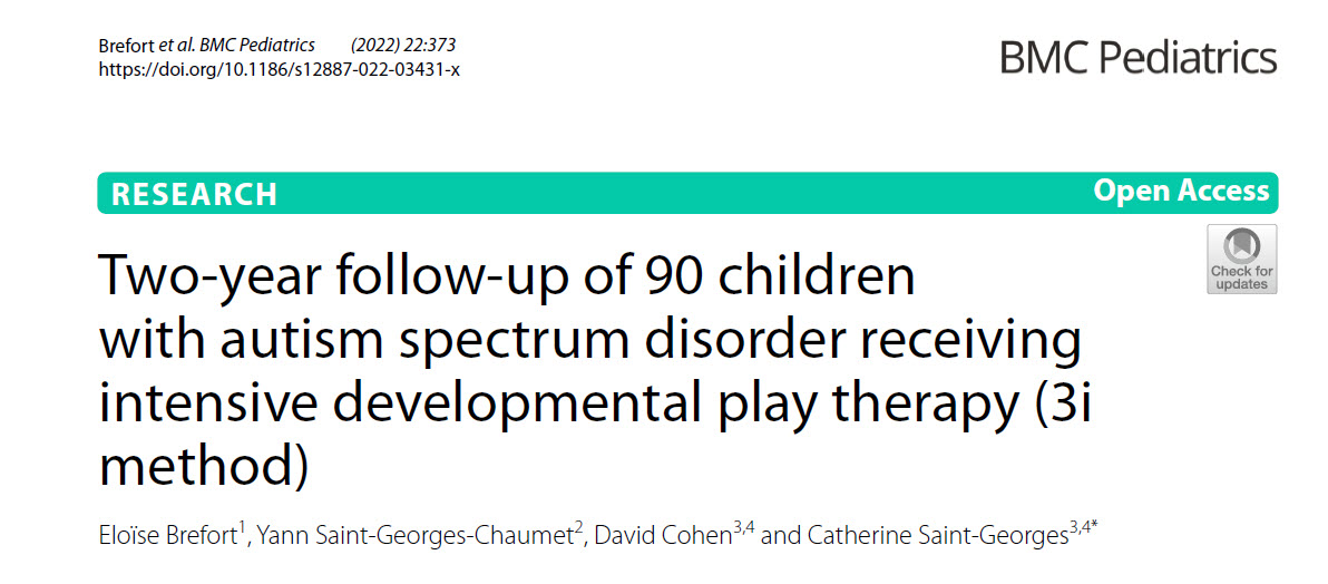 etude BMC Pediatrics sur 90 enfants avec autisme